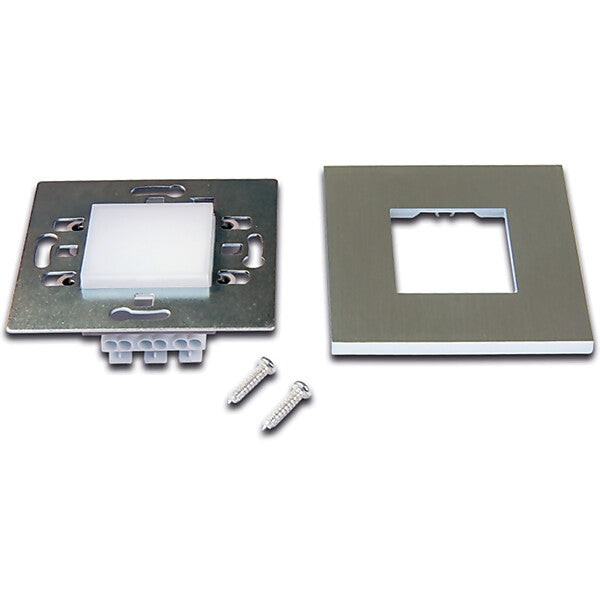 Hera LED-Wandeinbauleuchte edelstahloptik ww 20202720108